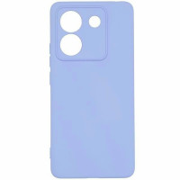 Накладка (з мікрофіброю) Silicone Cover Lakshmi Full Camera для Xiaomi Poco M7 Pro 5G- бузковий