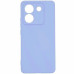 Накладка (з мікрофіброю) Silicone Cover Lakshmi Full Camera для Xiaomi Poco M7 Pro 5G- бузковий