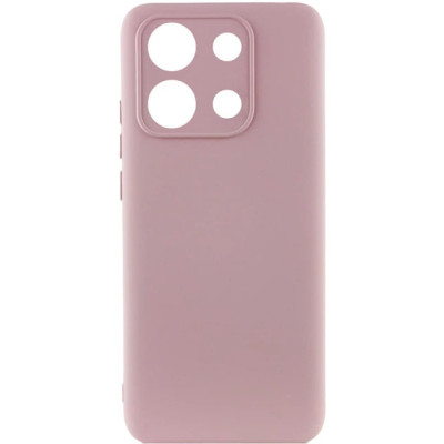 Накладка (з мікрофіброю) Silicone Cover Lakshmi Full Camera для Xiaomi Redmi 15C (Global 171mml) / Poco C85- рожевий пісок