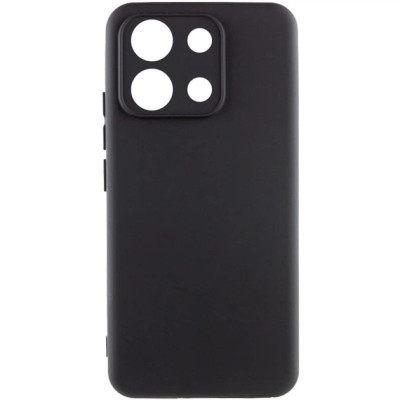 Накладка (з мікрофіброю) Silicone Cover Lakshmi Full Camera для Xiaomi Redmi 15C (Global 171mml) / Poco C85- чорний