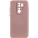 Накладка (з мікрофіброю) Silicone Cover Lakshmi Full Camera для Xiaomi Redmi Note 8 Pro- рожевий пісок