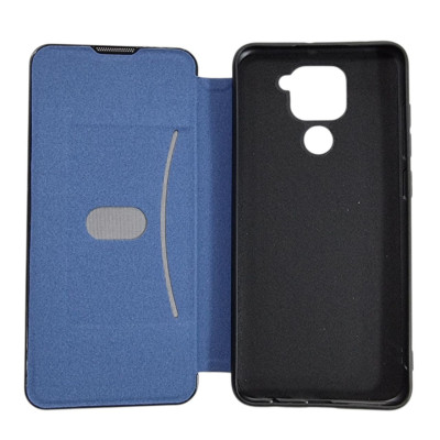 Чохол-книжка Belora шкіряний для Xiaomi Redmi Note 9- темно-синій Чохол-книжка Belora шкіряний для Xiaomi Redmi Note 9- темно-синій