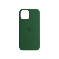 Накладка (з мікрофіброю) Silk Full Protective для iPhone 13 Pro- зелена трава