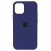Накладка (з мікрофіброю) Silk Full Protective для iPhone 13 Pro Max- синій