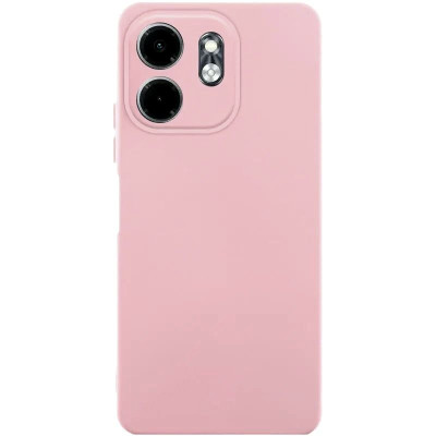 Накладка (з мікрофіброю) GETMAN Liquid Silk Full Camera для Infinix Smart 9 4G / Hot 50i- пастельно-рожевий Накладка (з мікрофіброю) GETMAN Liquid Silk Full Camera для Infinix Smart 9 4G / Hot 50i- пастельно-рожевий