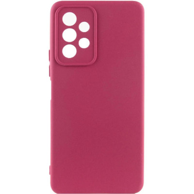 Накладка (з мікрофіброю) GETMAN Liquid Silk Full Camera для Samsung A13 4G- марсала Накладка (з мікрофіброю) GETMAN Liquid Silk Full Camera для Samsung A13 4G- марсала