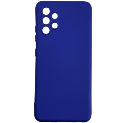 Накладка (з мікрофіброю) GETMAN Liquid Silk Full Camera для Samsung A32 4G / A325- синій Накладка (з мікрофіброю) GETMAN Liquid Silk Full Camera для Samsung A32 4G / A325- синій