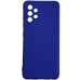 Накладка (з мікрофіброю) GETMAN Liquid Silk Full Camera для Samsung A32 4G / A325- синій