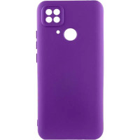 Накладка (з мікрофіброю) GETMAN Liquid Silk Full Camera для Xiaomi Redmi 10C- фіолетовий Накладка (з мікрофіброю) GETMAN Liquid Silk Full Camera для Xiaomi Redmi 10C- фіолетовий