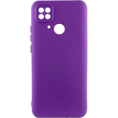 Накладка (з мікрофіброю) GETMAN Liquid Silk Full Camera для Xiaomi Redmi 10C- фіолетовий Накладка (з мікрофіброю) GETMAN Liquid Silk Full Camera для Xiaomi Redmi 10C- фіолетовий