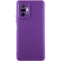 Накладка (з мікрофіброю) GETMAN Liquid Silk Full Camera для Xiaomi Redmi Note 10 Pro / Note 10 Pro Max- фіолетовий Накладка (з мікрофіброю) GETMAN Liquid Silk Full Camera для Xiaomi Redmi Note 10 Pro / Note 10 Pro Max- фіолетовий