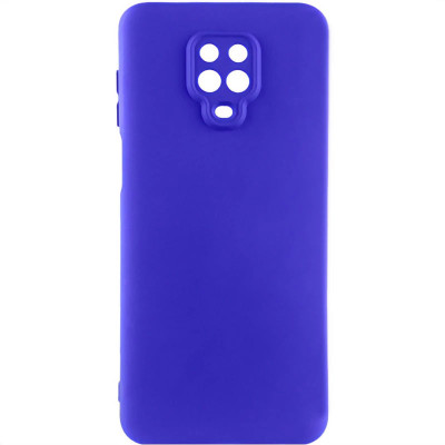 Накладка (з мікрофіброю) GETMAN Liquid Silk Full Camera для Xiaomi Redmi Note 9 Pro / Note 9s- королівський синій Накладка (з мікрофіброю) GETMAN Liquid Silk Full Camera для Xiaomi Redmi Note 9 Pro / Note 9s- королівський синій