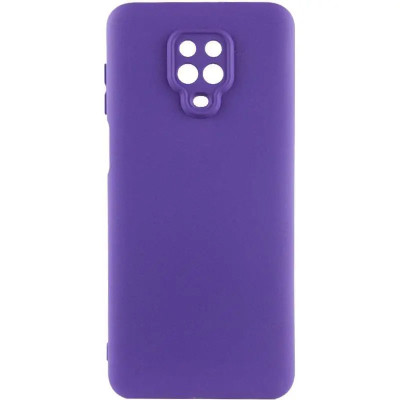 Накладка (з мікрофіброю) GETMAN Liquid Silk Full Camera для Xiaomi Redmi Note 9 Pro / Note 9s- ультра-фіолетовий Накладка (з мікрофіброю) GETMAN Liquid Silk Full Camera для Xiaomi Redmi Note 9 Pro / Note 9s- ультра-фіолетовий