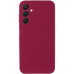 Накладка (з мікрофіброю) GETMAN Liquid Silk Full Camera для ZTE Blade A56- марсала