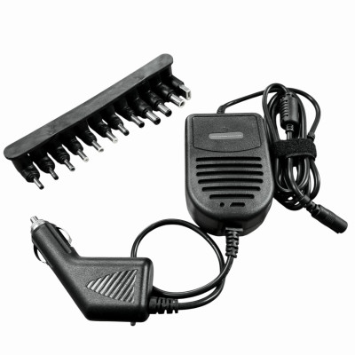 Автомобільний зарядний пристрій для ноутбука універсальний 90W (з 12 насадками)