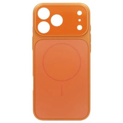 Накладка iPhone 17 Style with Magnetic для iPhone 14 Pro Max- помаранчевий