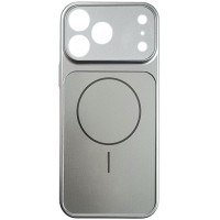 Накладка iPhone 17 Style with Magnetic для iPhone 17- сріблястий