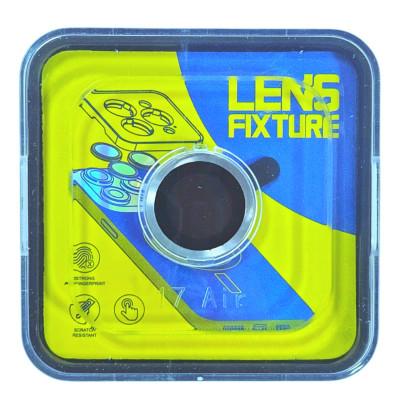 Скло захисне Lens Fixture на камеру для iPhone 17 Air- синій Скло захисне Lens Fixture на камеру для iPhone 17 Air- синій
