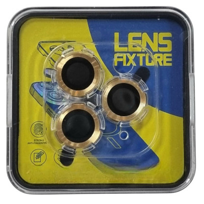 Скло захисне Lens Fixture на камеру для iPhone 17 Pro- золотий Скло захисне Lens Fixture на камеру для iPhone 17 Pro- золотий