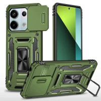 Протиударний чохол Camshield Army Ring для Xiaomi Redmi Note 13 Pro 5G / Poco X6- оливковий Протиударний чохол Camshield Army Ring для Xiaomi Redmi Note 13 Pro 5G / Poco X6- оливковий