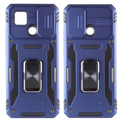 Протиударний чохол Camshield Army Ring для Xiaomi Redmi 9C / 10A- темно-синій Протиударний чохол Camshield Army Ring для Xiaomi Redmi 9C / 10A- темно-синій