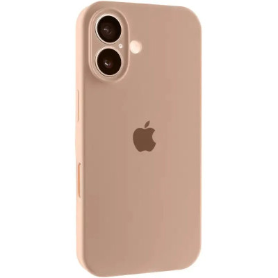 Накладка (з мікрофіброю) Silk Full Camera для iPhone 17- золото пустелі