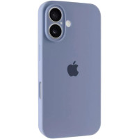 Накладка (з мікрофіброю) Silk Full Camera для iPhone 17- сіра лаванда