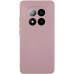 Накладка (з мікрофіброю) Silicone Cover Lakshmi Full Camera для Xiaomi Redmi Note 15 Pro Plus 5G / Poco M8 Pro- рожевий пісок