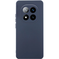 Накладка (з мікрофіброю) Silicone Cover Lakshmi Full Camera для Xiaomi Redmi Note 15 Pro Plus 5G / Poco M8 Pro- темно-синій