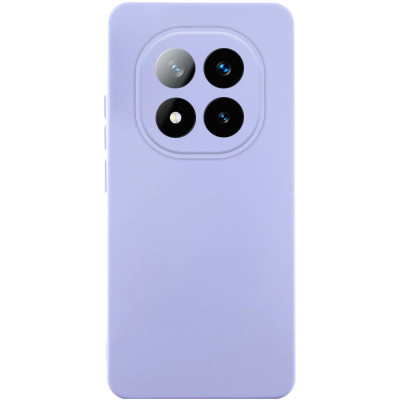 Накладка (з мікрофіброю) Silicone Cover Lakshmi Full Camera для Xiaomi Redmi Note 15 Pro Plus 5G / Poco M8 Pro- бузковий