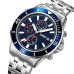 Годинник наручний 9335SIBU SKMEI, Silver / Blue