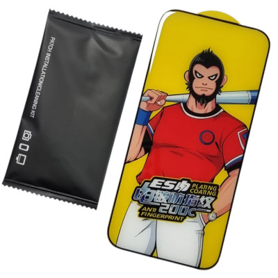 Скло захисне Oksamyt Premium для iPhone XS Max / 11 Pro Max в упаковці- чорний Скло захисне Oksamyt Premium для iPhone XS Max / 11 Pro Max в упаковці- чорний