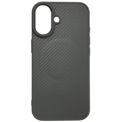 Накладка Carbon with Magnetic для iPhone 17- сірий Накладка Carbon with Magnetic для iPhone 17- сірий