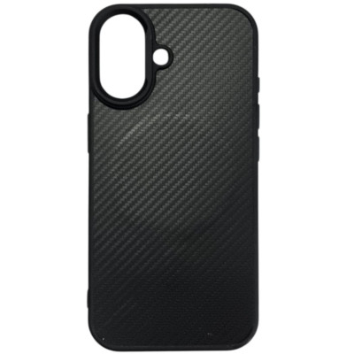 Накладка Carbon with Magnetic для iPhone 17- чорний Накладка Carbon with Magnetic для iPhone 17- чорний