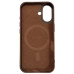 Накладка Carbon with Magnetic для iPhone 17- коричневий Накладка Carbon with Magnetic для iPhone 17- коричневий