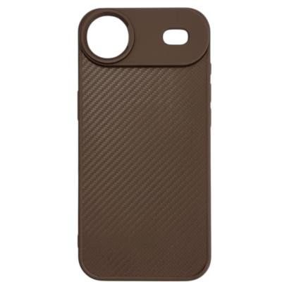 Накладка Kevlar Carbon with Magnetic для iPhone 17 Air- коричневий Накладка Kevlar Carbon with Magnetic для iPhone 17 Air- коричневий