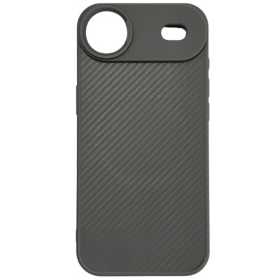 Накладка Kevlar Carbon with Magnetic для iPhone 17 Air- сірий Накладка Kevlar Carbon with Magnetic для iPhone 17 Air- сірий