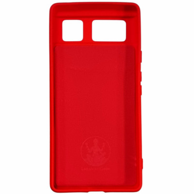 Накладка (з мікрофіброю) Silicone Cover Lakshmi для Google Pixel 6- червоний