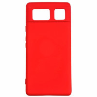 Накладка (з мікрофіброю) Silicone Cover Lakshmi для Google Pixel 6- червоний