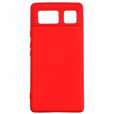 Накладка (з мікрофіброю) Silicone Cover Lakshmi для Google Pixel 6- червоний