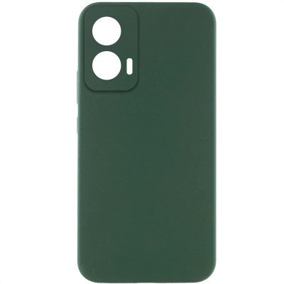 Накладка (з мікрофіброю) GETMAN Liquid Silk Full Camera для Motorola Edge 50 Fusion- темно-зелений Накладка (з мікрофіброю) GETMAN Liquid Silk Full Camera для Motorola Edge 50 Fusion- темно-зелений