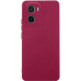 Накладка (з мікрофіброю) GETMAN Liquid Silk Full Camera для Motorola Moto G06 / Moto G06 Power- марсала