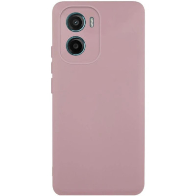 Накладка (з мікрофіброю) GETMAN Liquid Silk Full Camera для Motorola Moto G06 / Moto G06 Power- пастельно-рожевий Накладка (з мікрофіброю) GETMAN Liquid Silk Full Camera для Motorola Moto G06 / Moto G06 Power- пастельно-рожевий