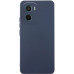 Накладка (з мікрофіброю) GETMAN Liquid Silk Full Camera для Motorola Moto G06 / Moto G06 Power- темно-синій