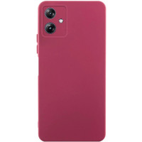 Накладка (з мікрофіброю) GETMAN Liquid Silk Full Camera для Motorola Moto G55 5G- марсала Накладка (з мікрофіброю) GETMAN Liquid Silk Full Camera для Motorola Moto G55 5G- марсала