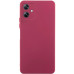 Накладка (з мікрофіброю) GETMAN Liquid Silk Full Camera для Motorola Moto G55 5G- марсала