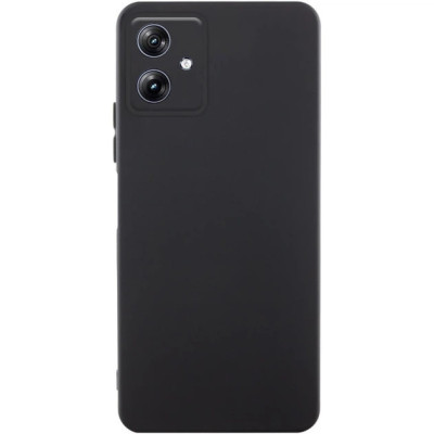 Накладка (з мікрофіброю) GETMAN Liquid Silk Full Camera для Motorola Moto G55 5G- чорний Накладка (з мікрофіброю) GETMAN Liquid Silk Full Camera для Motorola Moto G55 5G- чорний
