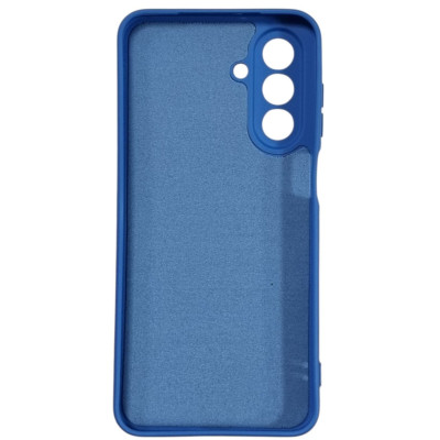 Накладка (з мікрофіброю) GETMAN Liquid Silk Full Camera для Samsung A26 5G- королівський синій