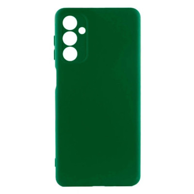 Накладка (з мікрофіброю) GETMAN Liquid Silk Full Camera для Samsung A35- темно-зелений Накладка (з мікрофіброю) GETMAN Liquid Silk Full Camera для Samsung A35- темно-зелений