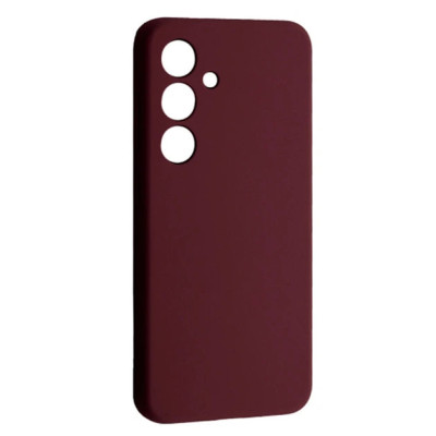 Накладка (з мікрофіброю) GETMAN Liquid Silk Full Camera для Samsung S24- марсала Накладка (з мікрофіброю) GETMAN Liquid Silk Full Camera для Samsung S24- марсала